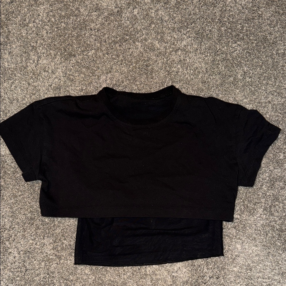 ALO Yoga Black Crop Top